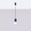 Lampa wisząca ESTRIA 1 biała/ultramaryna